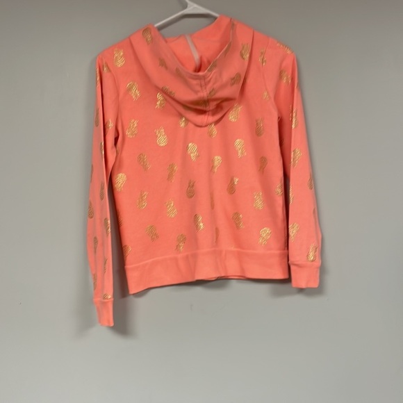 ❤️ Super Cute WONDER NATION Apricot color with gold Zip Up Hoodie, L 10-12❤️ - Picture 3 of 7